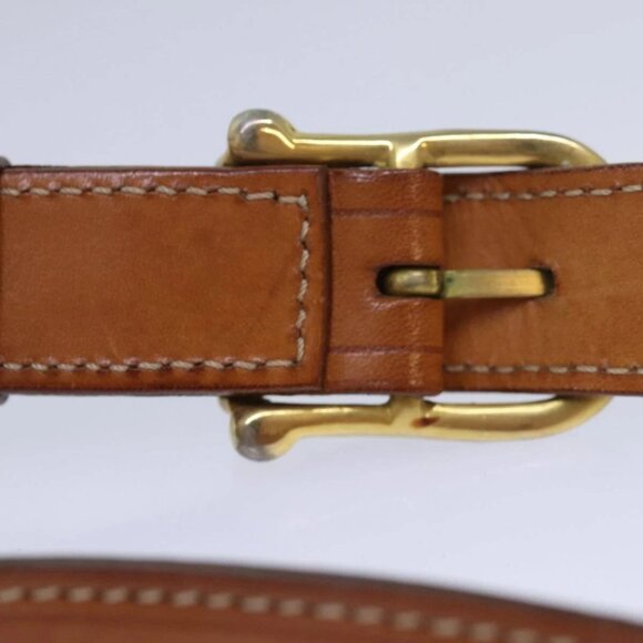 CELINE Macadam Canvas Shoulder Bag Beige Auth 84211 - Picture 9 of 16